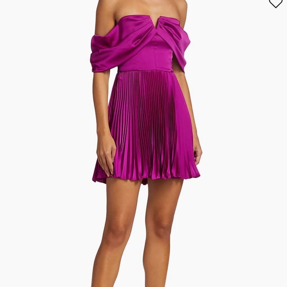 AMUR off the shoulder cocktail/ formal dress